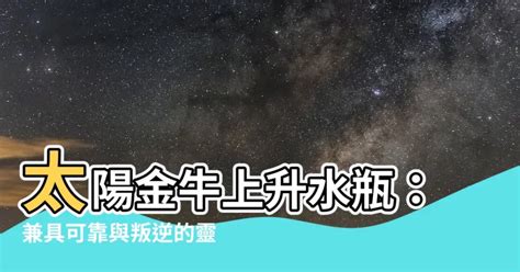 太陽水瓶上升金牛